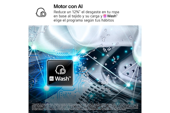 LG Torre de lavado y secado | LG WT1210BBF, Direct Drive con inteligencia artificial, Bomba de calor Dual Inverter, 12kg lavado, 10kg secado, 1400rpm, clasificación A-10/C, WT1210BBF