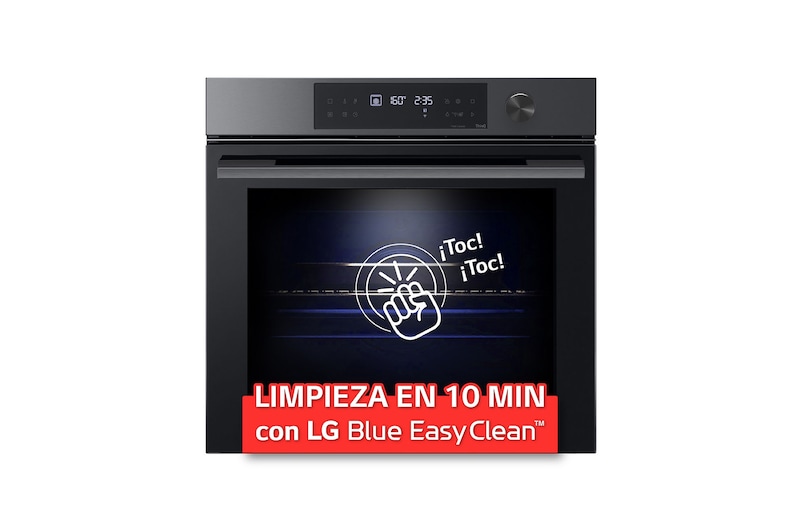 LG Horno Pirolítico Instaview 76L A+ con sistema de limpieza Blue EasyClean, acero negro mate, WS7D7631WB