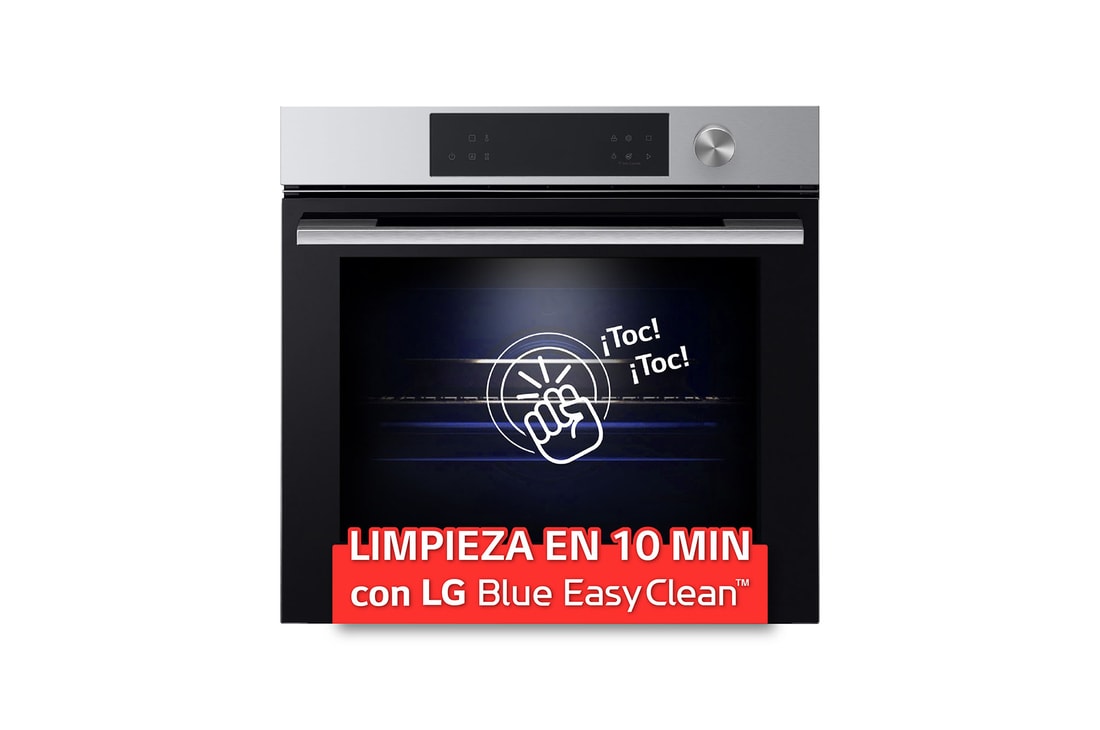 LG Horno Pirolítico Instaview  76L A+ con sistema de limpieza Blue EasyClean, guías, acero inoxidable, WSED7613S