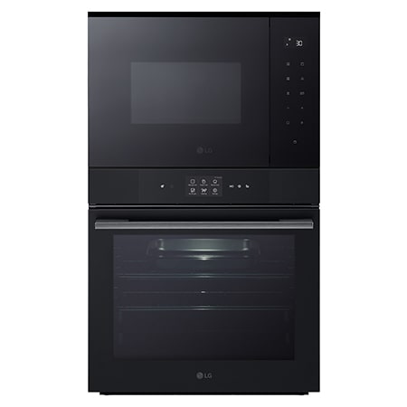 Outlet Conjunto de horno y microondas Black Glass Edition - WSMG7625MF.OUTLET
