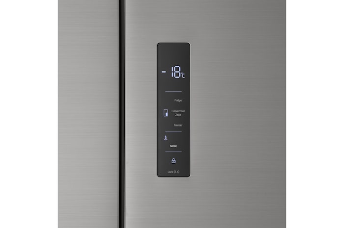 LG TV with an impressively large screen mounted on a wall above a LG Soundbar in a modern style living room.
