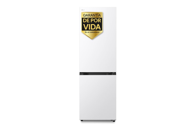 Vista frontal de Frigorífico Combi | LG GBBS716BSW DoorCooling+,  1,86m, capacidad de 375l, Serie 700, Clasificación B, blanco GBBS716BSW