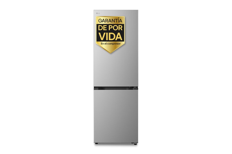 Vista frontal de Frigorífico Combi | LG GBBS716CPY DoorCooling+, 1,86m, capacidad de 333l, Serie 700, Clasificación C, Inox antihuellas GBBS716CPY
