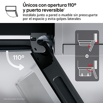 Frigorífico Combi | LG GBBS727BMB DoorCooling+,  2,03m, capacidad de 375l, Serie 700, Clasificación B, acero texturizado antihuellas