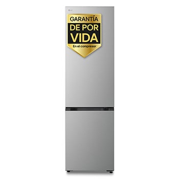 Vista frontal de Frigorífico Combi | LG GBBS726CPY  DoorCooling+,  2,03m, capacidad de 375l, Serie 700, Clasificación C Inox antihuellas GBBS726CPY