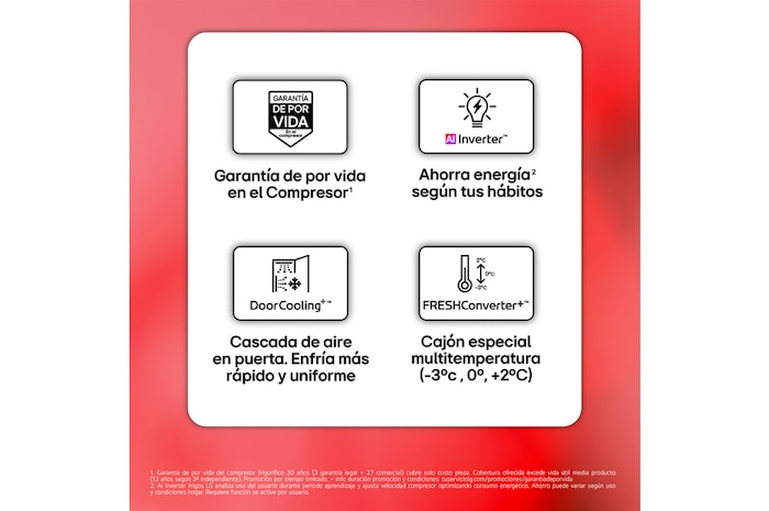Frigorífico Combi | LG GBBS727CMB DoorCooling+, 2,03m, capacidad de 375l, Serie 700, Clasificación C Acero texturizado antihuellas