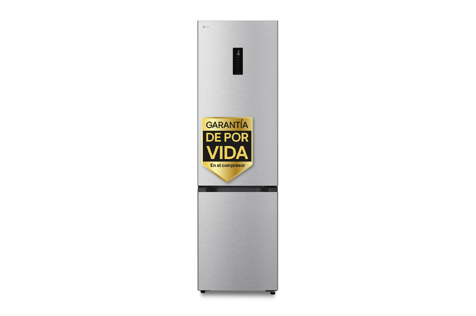 Frigorífico Combi | LG GBBS727CMB DoorCooling+, 2,03m, capacidad de 375l, Serie 700, Clasificación C Acero texturizado antihuellas