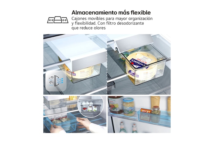 Almacenamiento más flexible