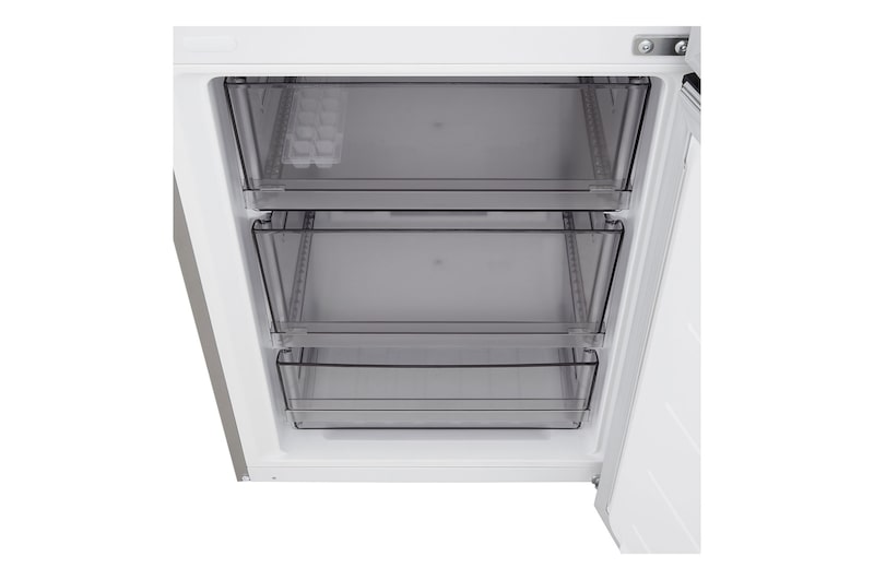 LG Outlet Frigorífico Combi | LG DoorCooling+,  1.86m de 333l, Serie 200, Clasificación D, Inox antihuellas, GBBSJ10DPY.OUTLET