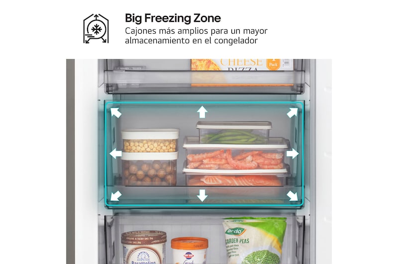 Perfecto para almacenar todos tus alimentos sin problemas