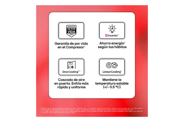 LG Frigorífico Combi | LG GBBSJ10EPY DoorCooling+, 1.86m de 333l, Serie 200, Clasificación E, Inox antihuellas, GBBSJ10EPY