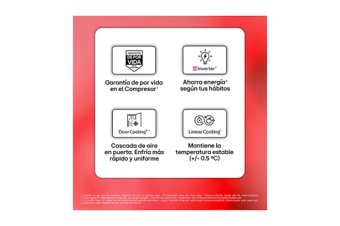 LG Frigorífico Combi | LG GBBSJ20DSW DoorCooling+, 2,03m, capacidad de 375l, Serie 200, Clasificación D, Blanco, GBBSJ20DSW
