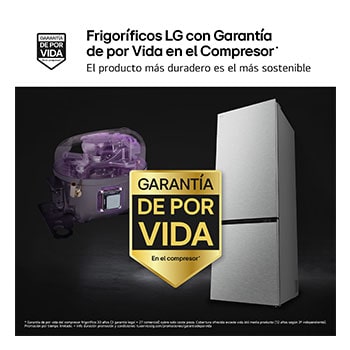 frigorificos LG con Garantia de por Vida en el Compresor