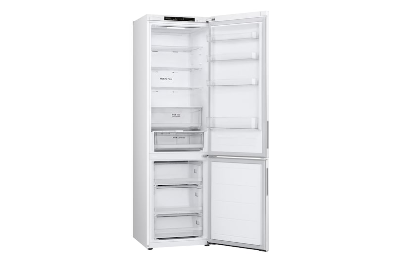 LG Frigorífico Combi | LG GBV21NCDSW, Door Cooling+, 1,86m, capacidad de 374 L, Serie 200, Clasificación D, Blanco, GBV21NCDSW