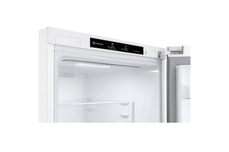 LG Frigorífico Combi | LG GBV21NCDSW, Door Cooling+, 1,86m, capacidad de 374 L, Serie 200, Clasificación D, Blanco, GBV21NCDSW