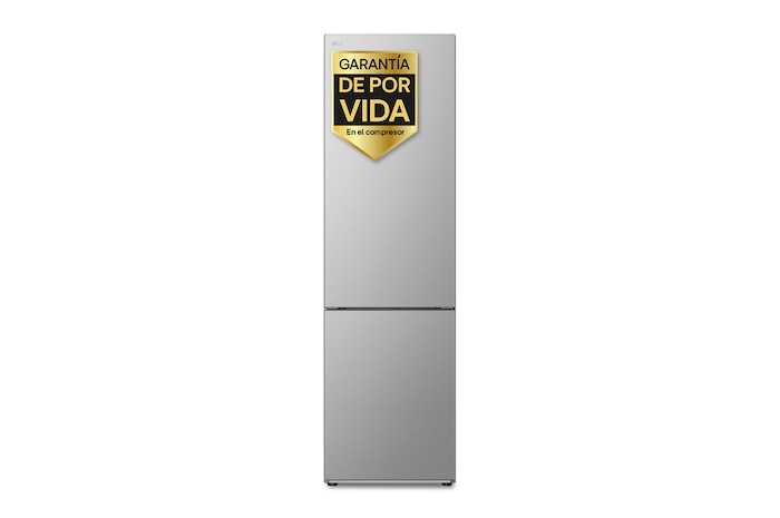 Vista frontal de Frigorífico Combi | LG GBV22NCDPY, Door Cooling+, 2,03m, capacidad de 419 L, Serie 200, Clasificación D, Inox antihuellas