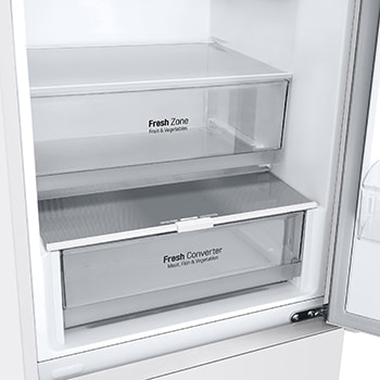 detailed view of the interior drawers