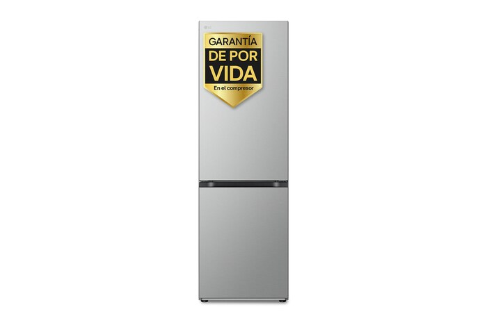 Vista frontal de Frigorífico Combi Door Cooling+, 1,86m, Clasificación D, capacidad de 374l, inox antihuellas. Serie 700, GBV7170EPY