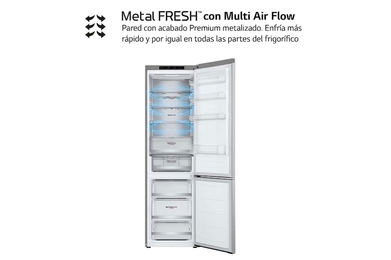 Metal Fresh con multi air flow