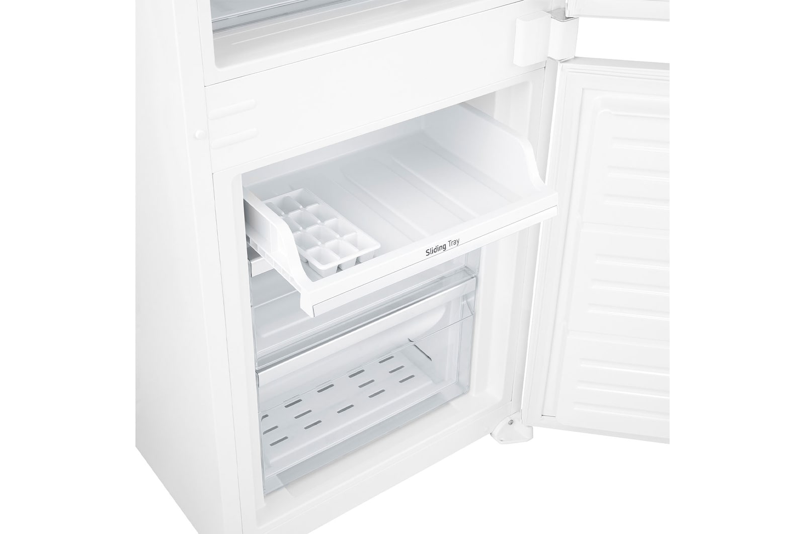 Bottom tray view