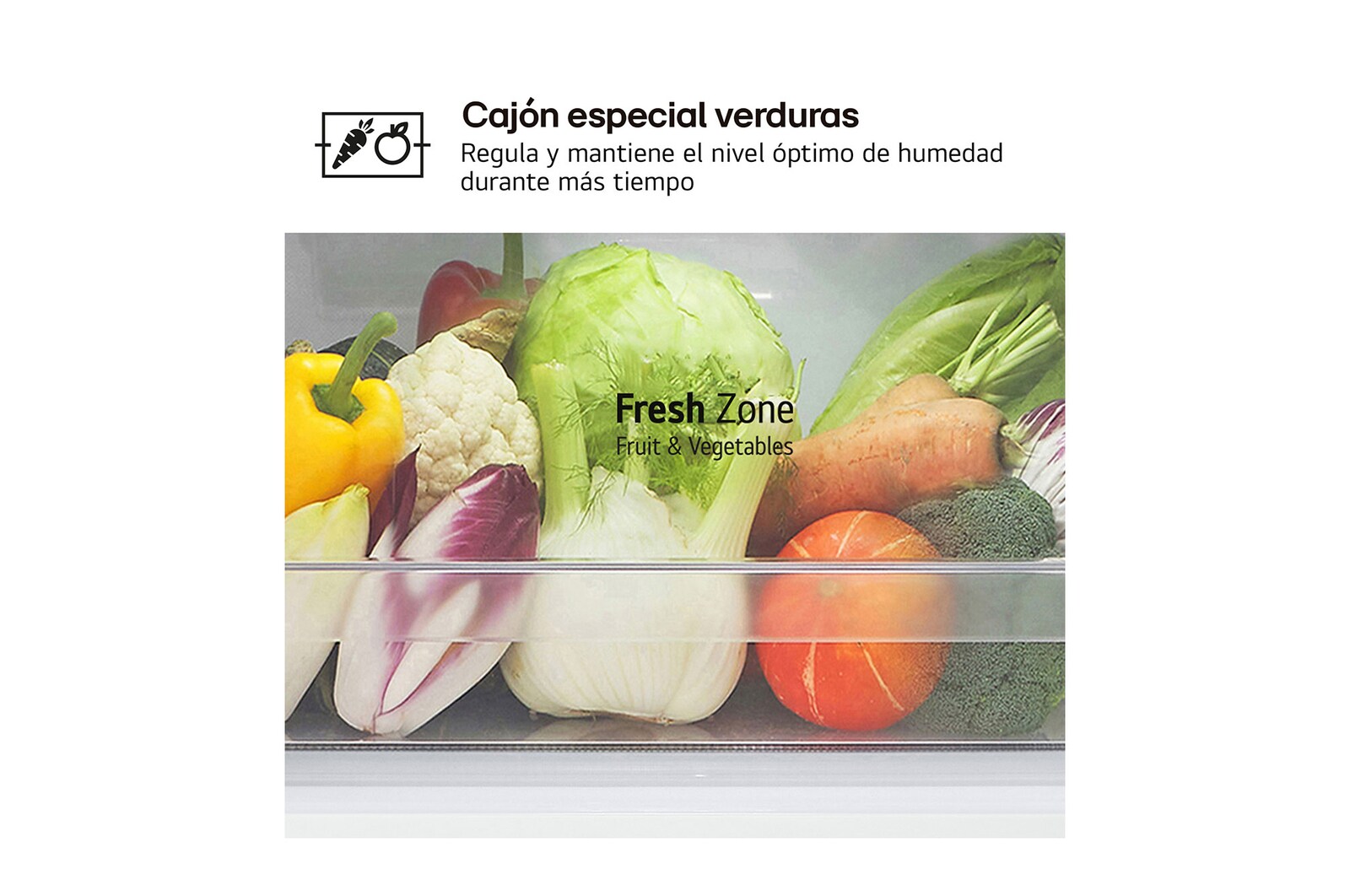 LG Frigorífico Dos Puertas | LG GTBV22PYNJ, Total No Frost, 1,45m, Clasificación E, Inox antihuellas, GTBV22PYNJ