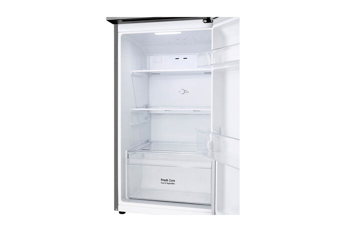 LG Frigorífico Dos Puertas | LG GTBV22PYNJ, Total No Frost, 1,45m, Clasificación E, Inox antihuellas, GTBV22PYNJ