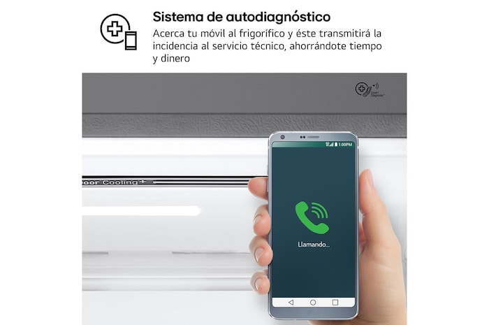 LG Frigorífico Combi 1,85m, Clasificación E, capacidad de 500l, Inox antihuellas, serie 70cm, GBB567PZCMB