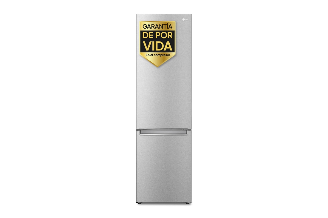 LG Frigorífico Combi Door Cooling+, 2m, Clasificación Un 20% más eficiente que A, capacidad de 419l, acero texturizado antihuellas. Serie 900, GBB92MBB3P