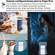 LG Frigorífico Combi Instaview  Door Cooling+, 1,86 m, Clasificación C, capacidad de 352 l,  Acero negro grafito, GBG7190CEV