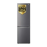 LG Frigorífico Combi 1,86m, Clasificación D, capacidad de 374l, Inox grafito , serie P-600 , GBP61DSPGN