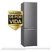 LG Frigorífico Combi 1,86m, Clasificación D, capacidad de 374l, Inox grafito , serie P-600 , GBP61DSPGN