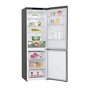 LG Frigorífico Combi 1,86m, Clasificación D, capacidad de 374l, Inox grafito , serie P-600 , GBP61DSPGN