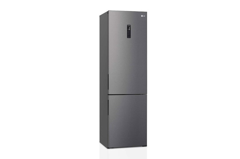 LG Frigorífico Combi 1,86m, Clasificación D, capacidad de 374l, Inox grafito , serie P-600, GBP61DSXGC