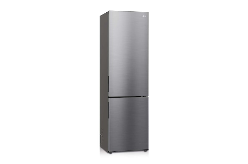 LG Frigorífico Combi Door Cooling+, 2 metros , Clasificación A, capacidad de 419L, Inox antihuellas , serie P-600, GBP62PZNAC