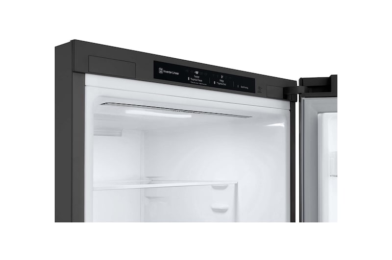 LG Frigorífico Combi Door Cooling+, 2 metros , Clasificación A, capacidad de 419L, Inox antihuellas , serie P-600, GBP62PZNAC