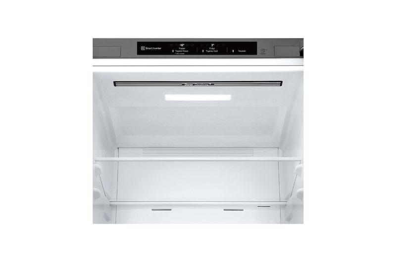 LG Frigorífico Combi Door Cooling+,  1,86m, Clasificación D, capacidad de 374l, inox antihuellas. Serie 300, GBV3100DPY