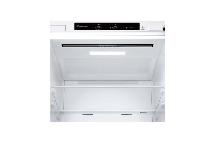 LG Frigorífico Combi Door Cooling+, 1,86m, Clasificación E, capacidad de 374l, Blanco. Serie 300, GBV3100ESW