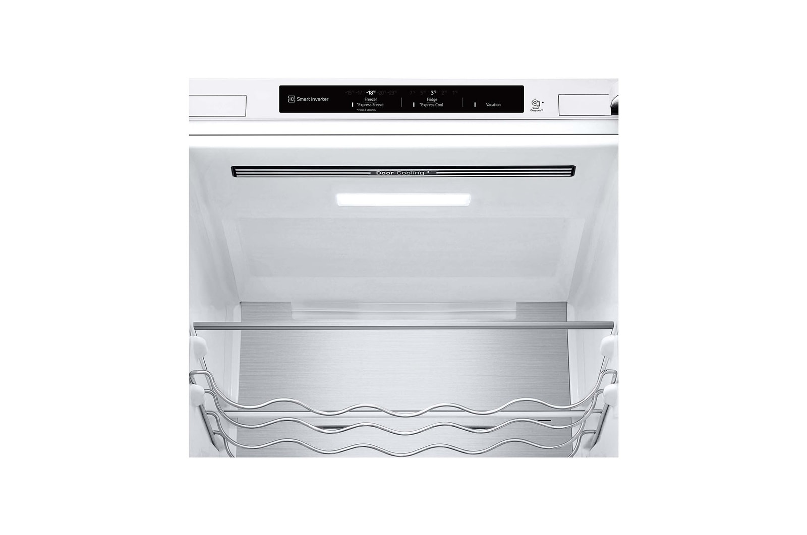 LG Frigorífico Combi Door Cooling+,  2,03m, Clasificación C, capacidad de 419l, blanco. Serie 500 , GBV5240CSW