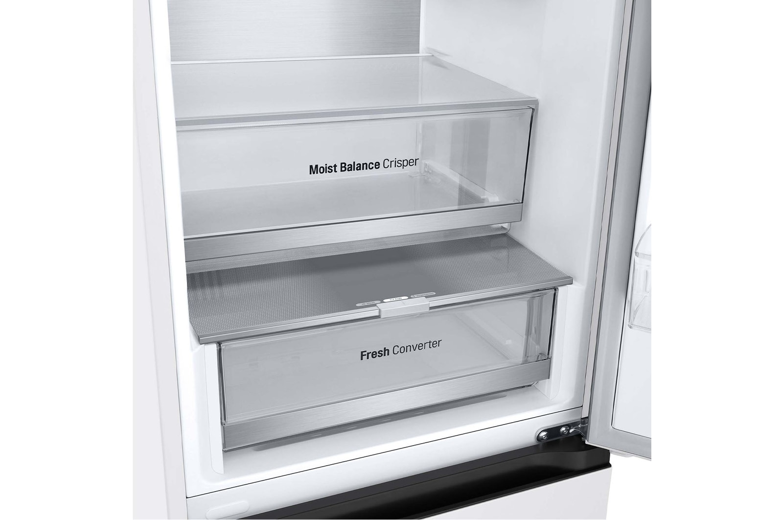 LG Frigorífico Combi Door Cooling+,  2,03m, Clasificación C, capacidad de 419l, blanco. Serie 500 , GBV5240CSW