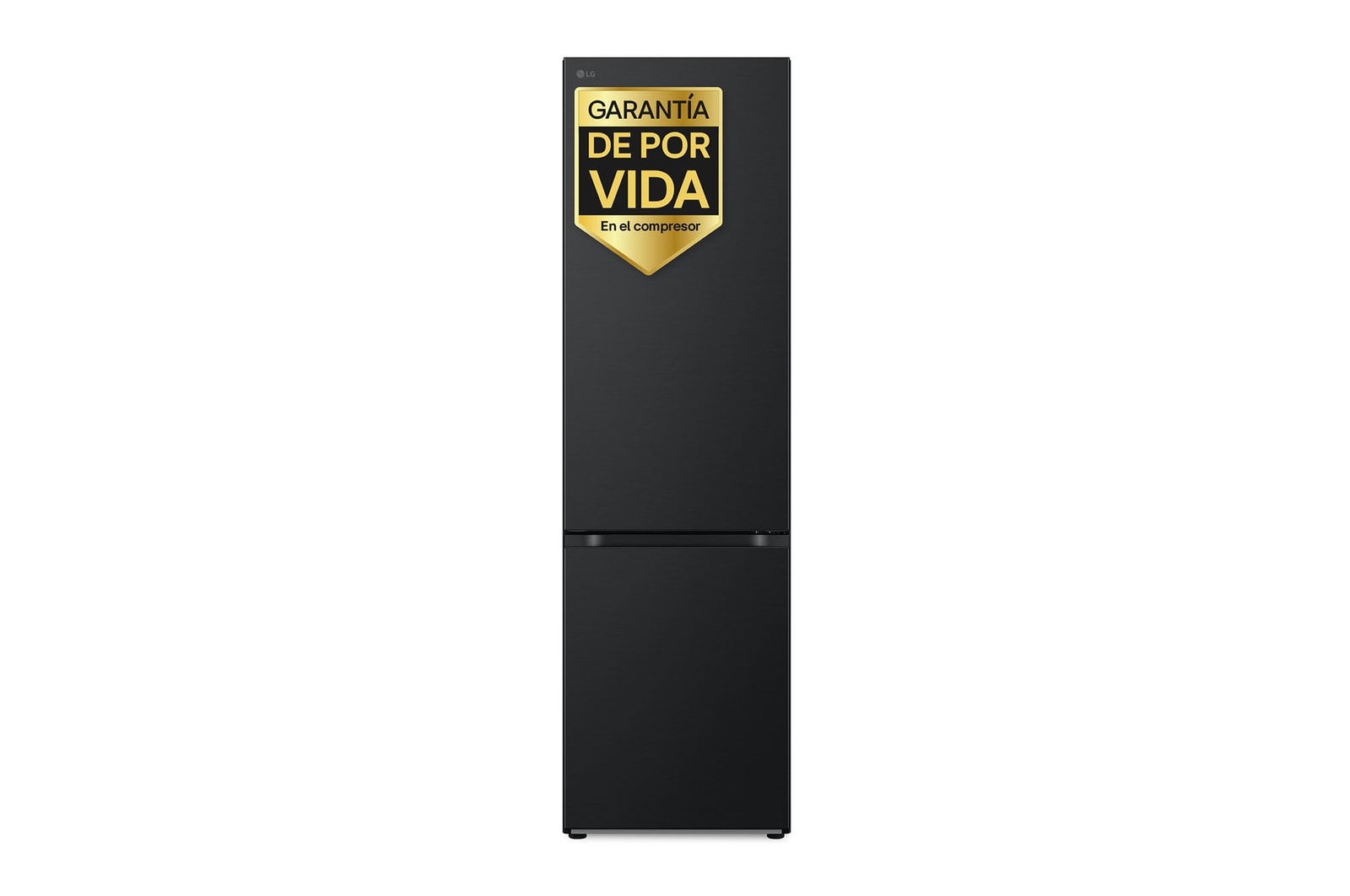 LG Door Cooling+, 2 m, Clasificación D, capacidad de 419 l, Acero negro-grisáceo mate antihuellas, GBV5250DEP, GBV5250DEP