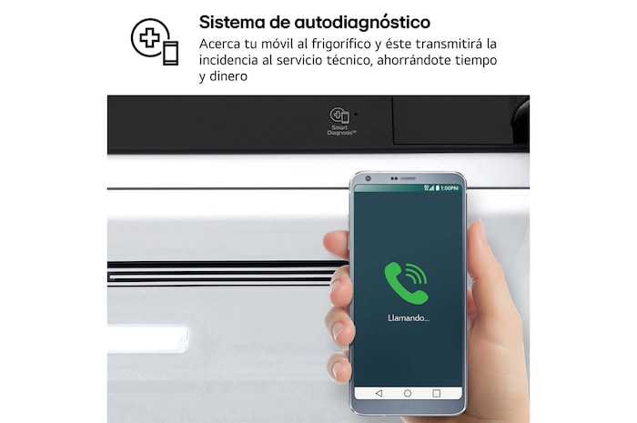 LG Door Cooling+, 2 m, Clasificación D, capacidad de 419 l, Acero negro-grisáceo mate antihuellas, GBV5250DEP, GBV5250DEP