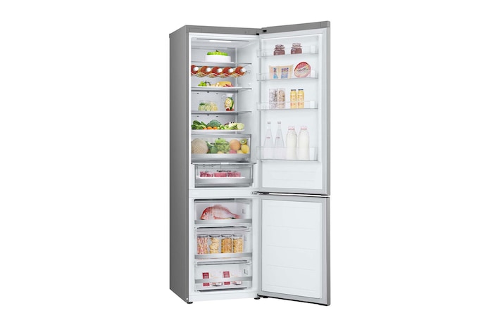 LG Frigorífico Combi Door Cooling+,  2,03m, Clasificación D, capacidad de 419l, blanco. Serie 500, GBV5250EPY, GBV5250EPY