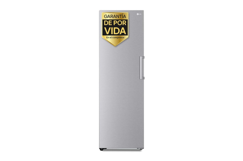 LG Congelador 1 puerta Total No Frost, Clasificación D, 355 L, Acero inoxidable texturizado , GFM61MBCSF