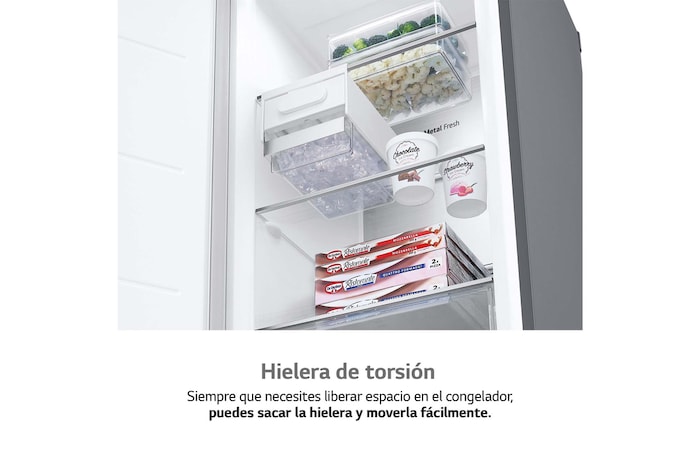 LG Congelador 1 puerta Total No Frost, Clasificación D, 355 L, Acero inoxidable texturizado , GFM61MBCSF