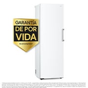 LG Congelador 1 Puerta Total No Frost Smart Inverter, Clasificación E, 324 L, <br> Blanco, GFT41SWGSZ