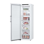 LG Congelador 1 Puerta Total No Frost Smart Inverter, Clasificación E, 324 L, <br> Blanco, GFT41SWGSZ