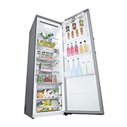 LG Frigorífico 1 puerta Door Cooling, Total No frost, Clasificación D, 413L, Acero inoxidable texturizado, GLM71MBCSF