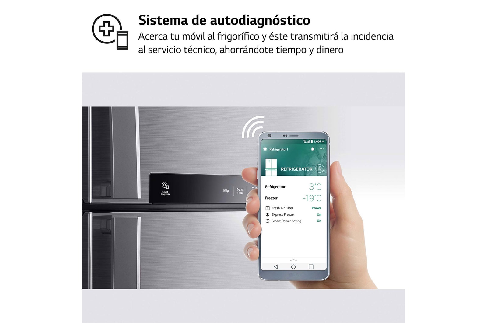 LG Frigorífico Una Puerta antihuellas, 413L, Negro-grisáceo mate , GLM71MCCSX