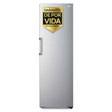 Vista frontal de Frigorífico 1 puerta Door cooling, Total No Frost, Clasificación E, 413L, Inox antihuellas, GLT51PZGSZ