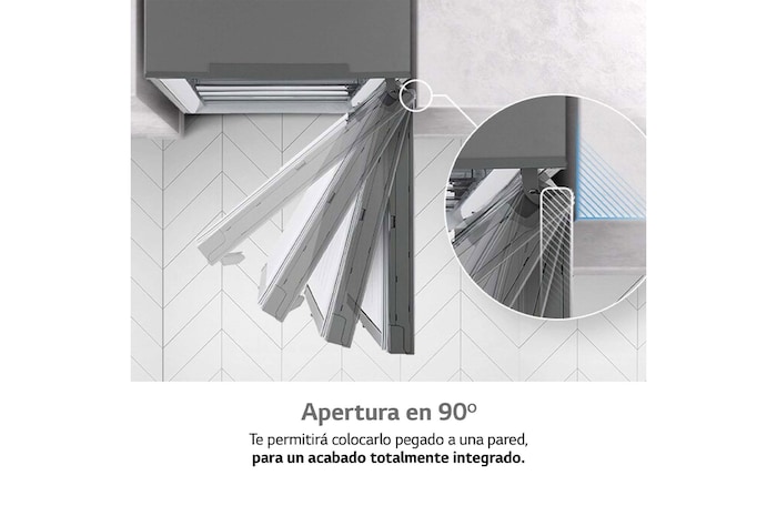 LG Frigorífico 1 puerta Door cooling, Total No Frost, Clasificación E, 413L, Inox antihuellas, GLT51PZGSZ
